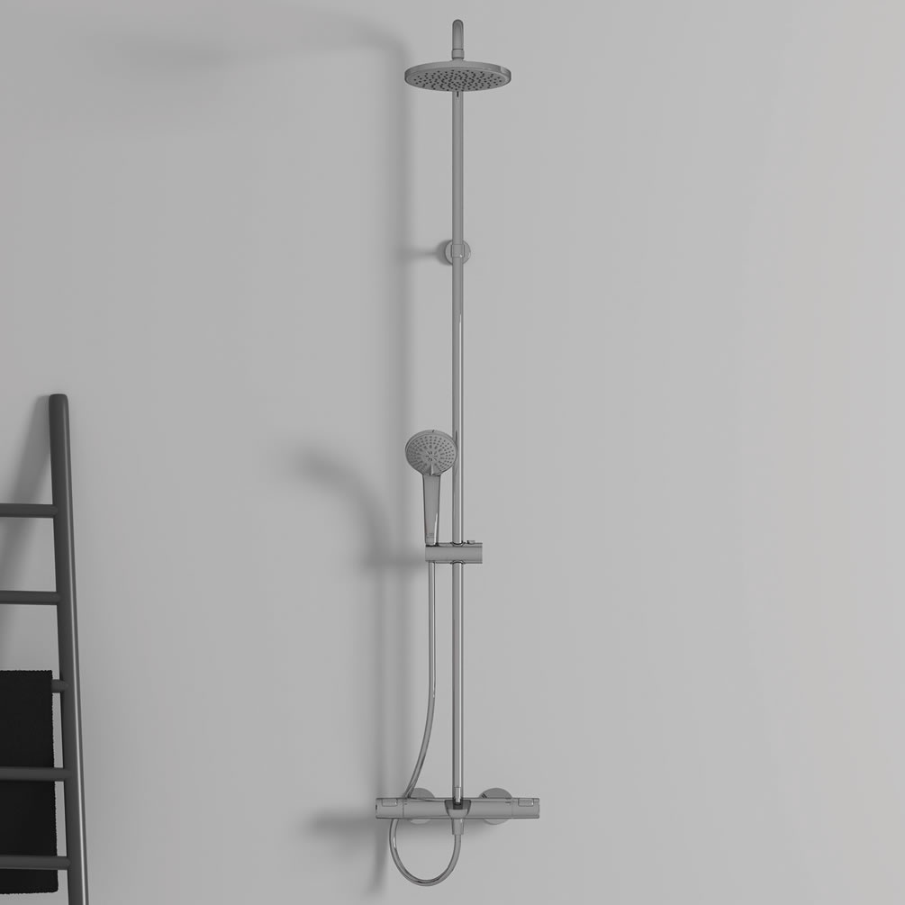 Lifestyle image of Ideal Standard Ceratherm Exposed Thermostatic Shower Bath System